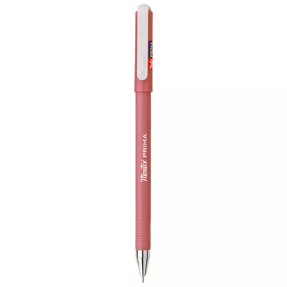 Montex Prima Ball Pen Blue Ink Color & Pink Body Color