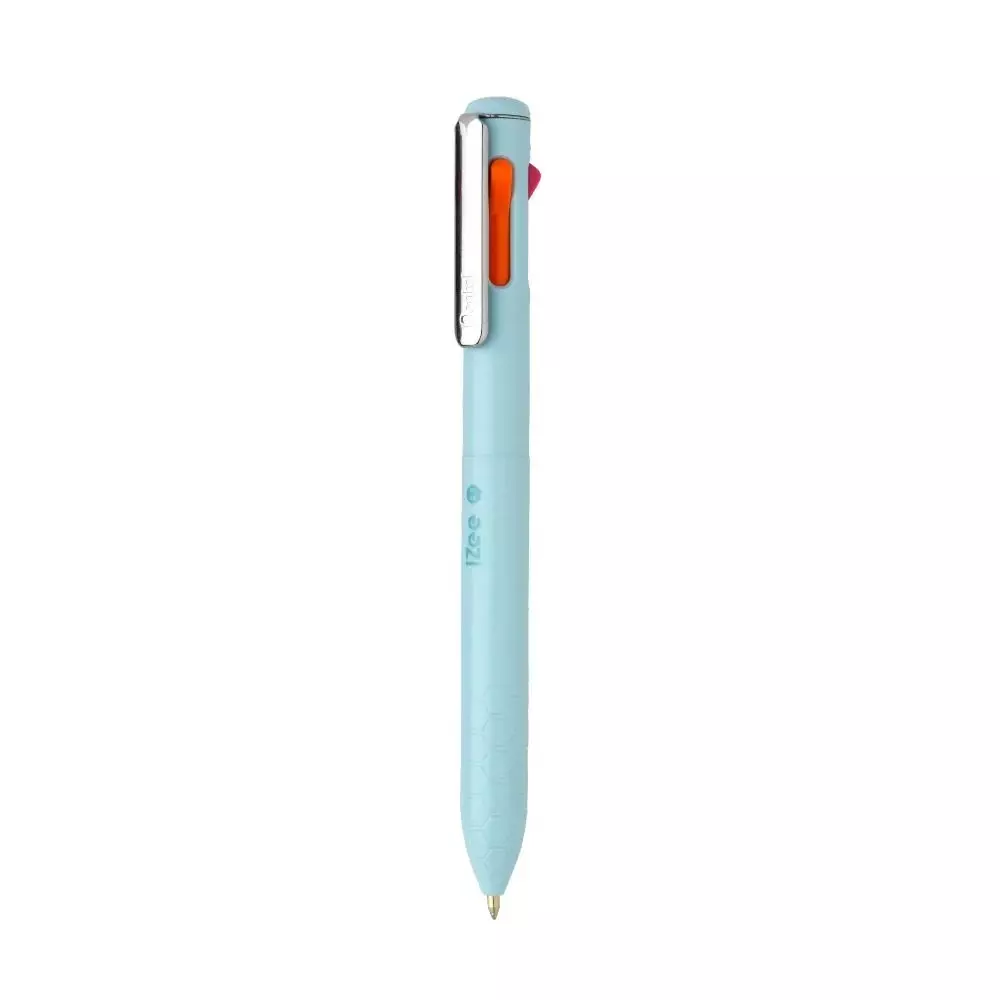 Pentel iZee Ball Pen Plastic Sky Blue Body Color 0.7 mm Tip Size for Home, School & Office Use, BXC467