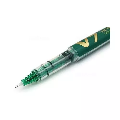 pilot-v7-hi-tecpoint-cartridge-system-07-mm-liquid-ink-roller-ball-pen-green-pack-of-6