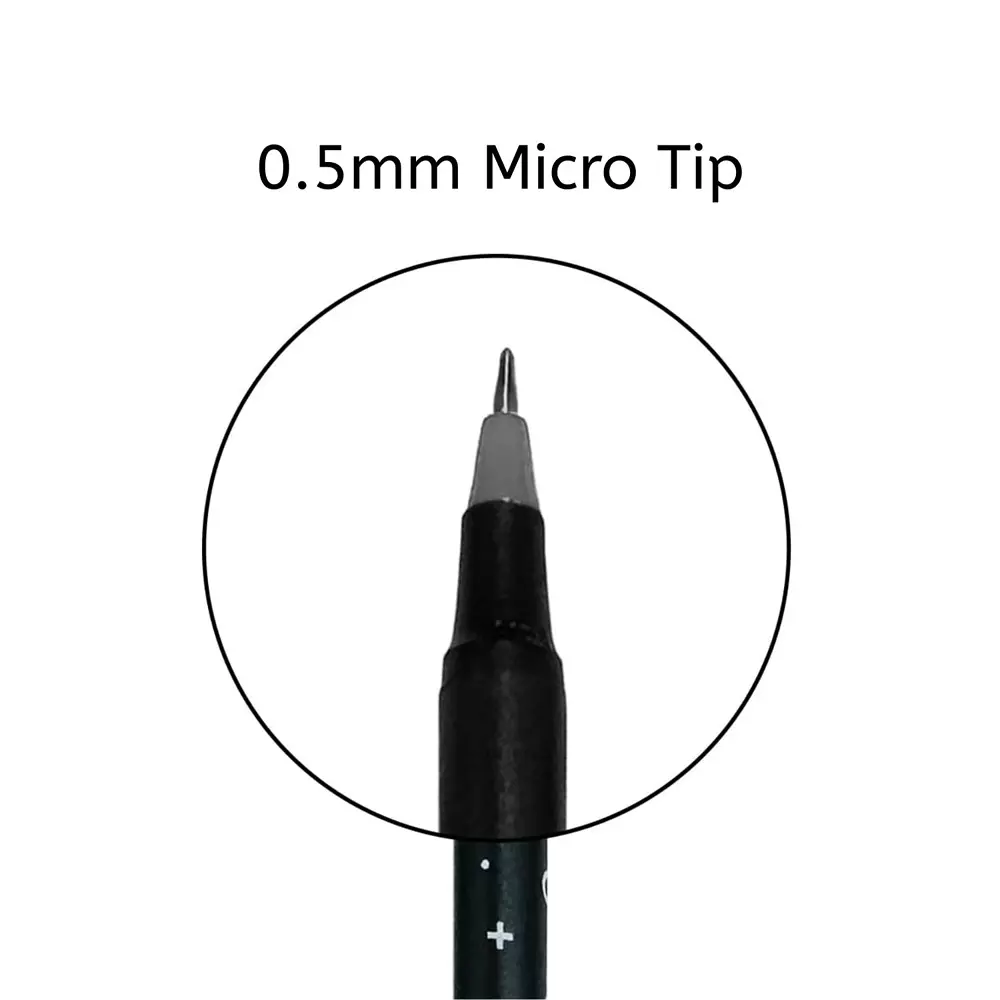 linc-pentonic-cipher-05-mm-low-viscosity-ink-roller-ball-pen-black-body-and-red-ink-pack-of-10
