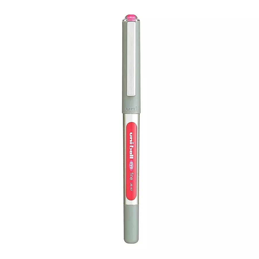Uni uni-ball Eye UB 157 0.7 mm Extra Fine Bullet Tip Ball Pen, Pink
