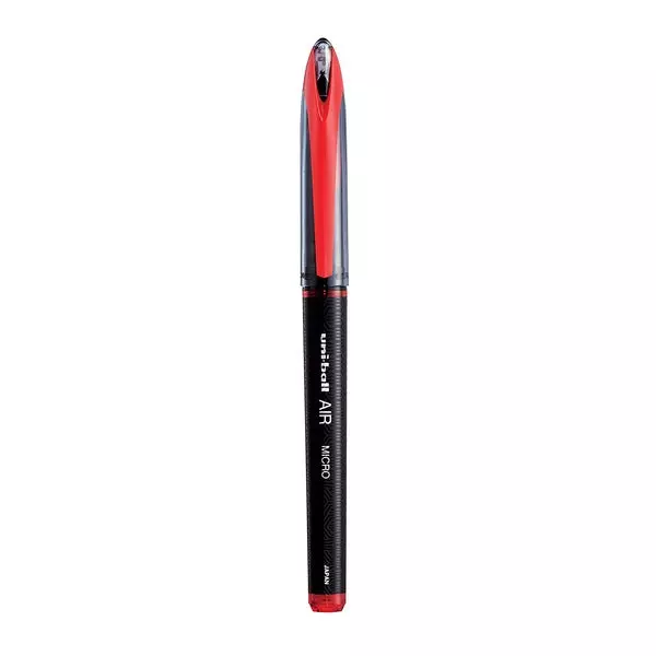 Uni uni-ball Air UBA 188 M 0.5 mm Fine Roller Ball Pen, Red