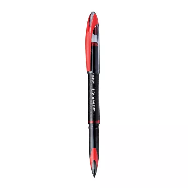 Uni uni-ball Air UBA 188 M 0.5 mm Fine Roller Ball Pen, Red