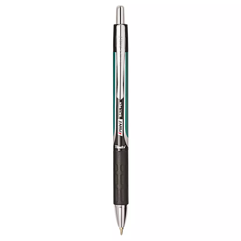 Montex Mint Ball Pen Blue Ink Color & Metallic Green Body Color