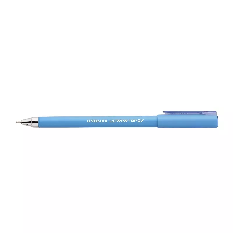 UNOMAX Ultron Top 2X Liquid Ball Point Pen Blue (Pack of 100)