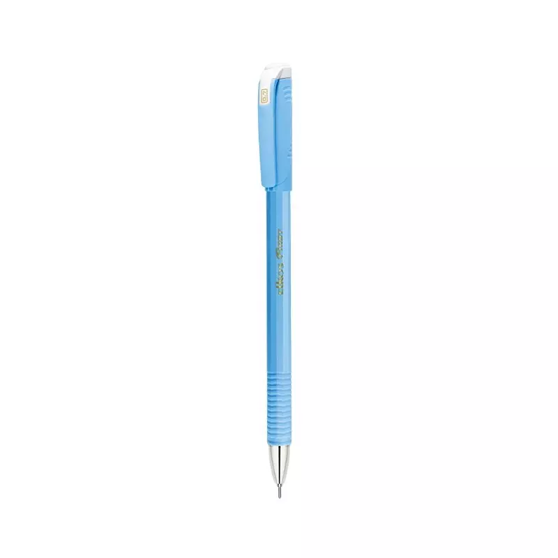 Elkos First Ball Pen 0.7 mm Tip Size Blue Ink Color (Pack of 10 Pcs)