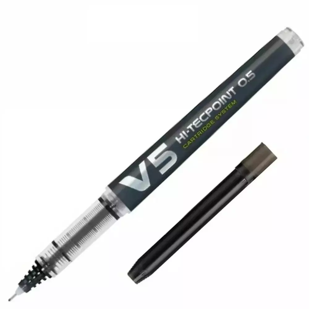 pilot-v5-hi-tecpoint-cartridge-system-05-mm-liquid-ink-roller-ball-pen-black-pack-of-6