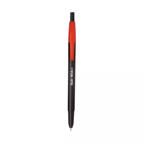 Montex Klick RT Ball Pen Blue Ink Color & Black Body Color