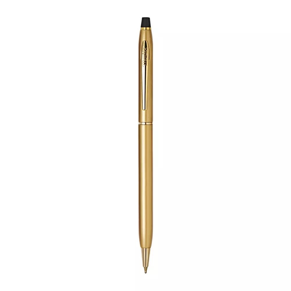Montex Atlas Gold Matel Ball Pen Blue Ink Color