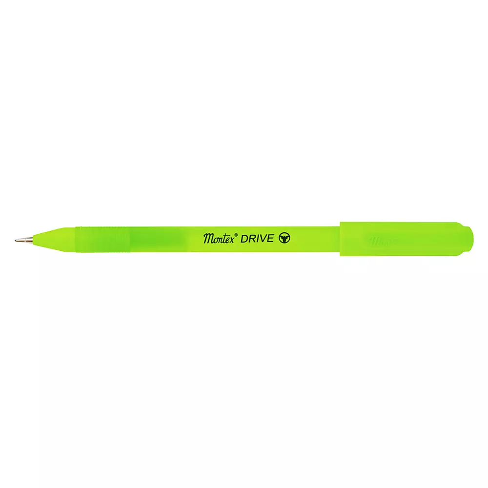 Montex Drive Ball Pen Blue Ink Color Plastic for Home, School & Office Use