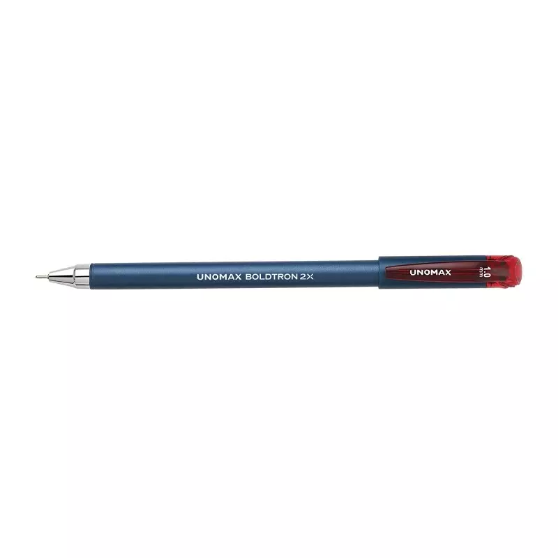 UNOMAX Boldtron 2X Ball Pen Red Ink Color