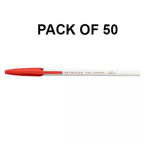 Reynolds Ball Pen Red, 045 (Pack of 50)