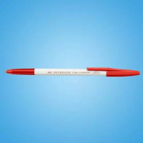 Reynolds Ball Pen Red, 045 (Pack of 50)