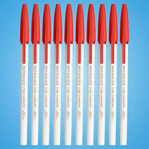 Reynolds Ball Pen Red, 045 (Pack of 50)