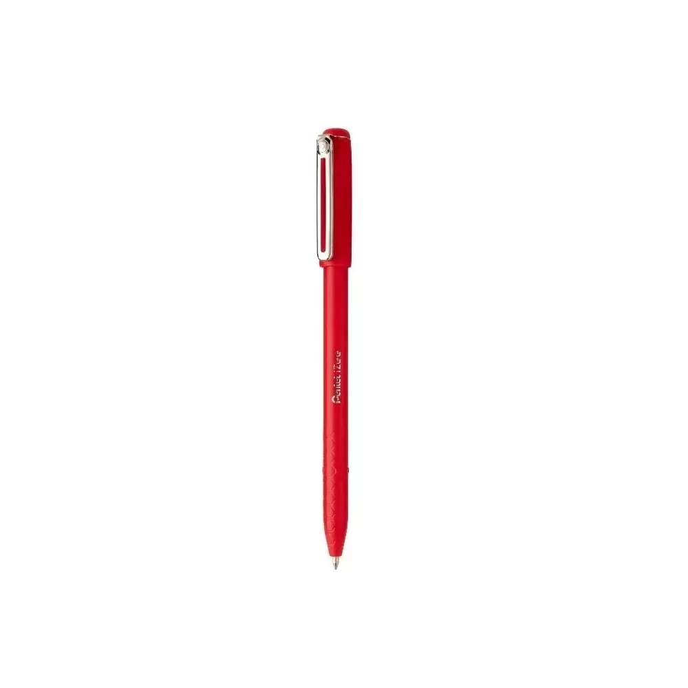 Pentel iZee Ball Pen Plastic Red 0.7 mm Tip Size for Home, School & Office Use, BX457