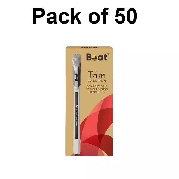 Boat by Ban Trim Ball Pen 0.7 mm Blue, FG000969 (Pack of 50)