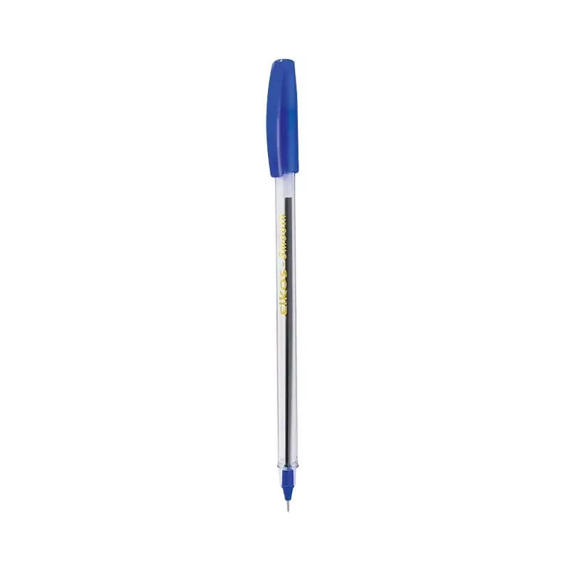 Elkos Smooth Ball Pen 0.7 mm Tip Size Blue Ink Color (Pack of 10 Pcs)