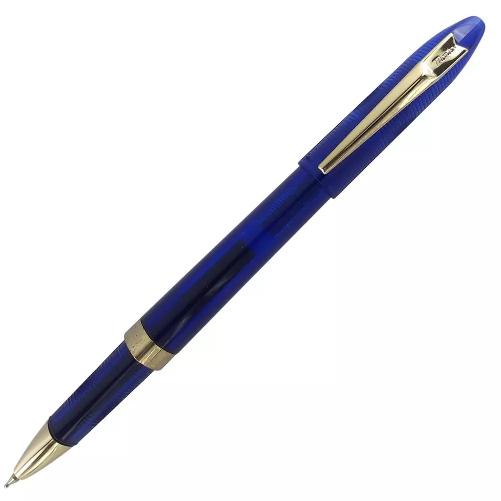 Montex Graphic Ball Pen Black Ink Color & Blue Body Color