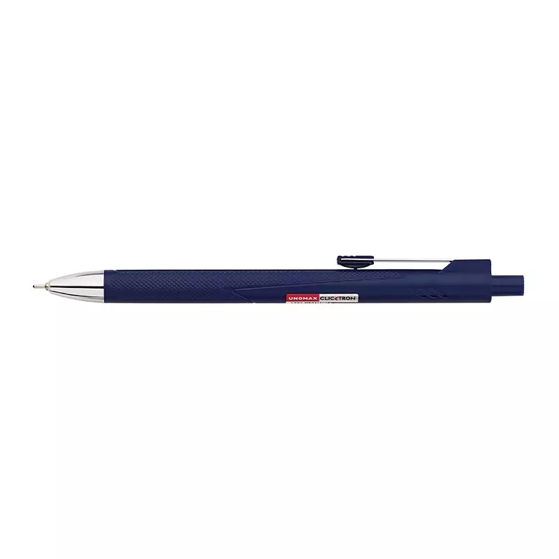 UNOMAX Clicktron Retractable Ball Pen Blue Ink Color