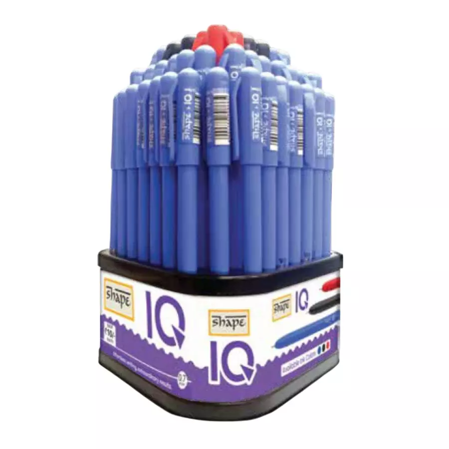 Shape IQ Ball Pen Dispenser 0.7 mm Tip Size Plastic Assorted Color, A290501 (Pack of 50)