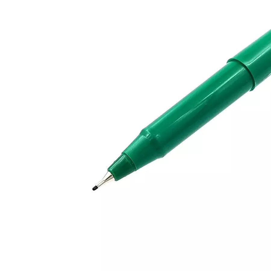 Rorito Fiberpoint Colours Pen Green Ink Color Plastic Perfect Pocket Grip