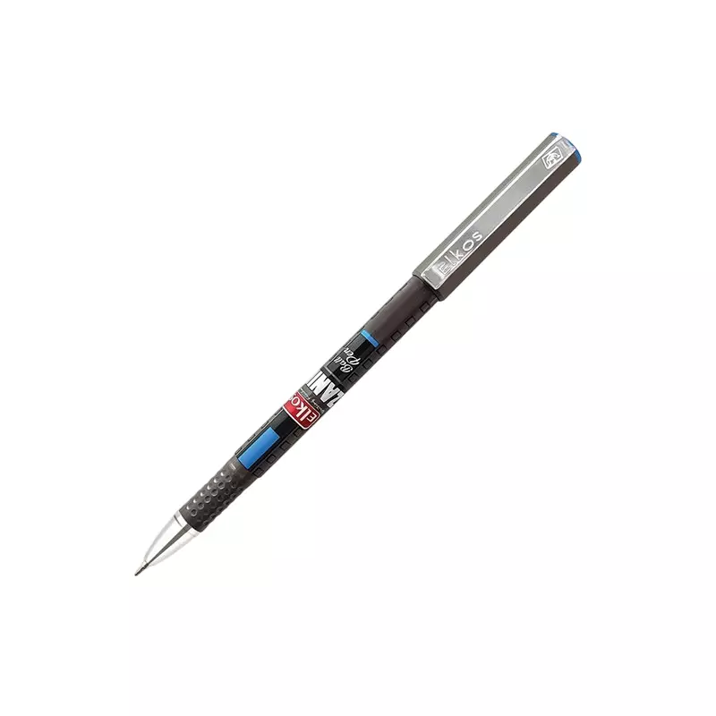 Elkos Zanik Ball Pen Steel Nib Plastic Body Blue Ink Color (Pack of 10 Pcs)