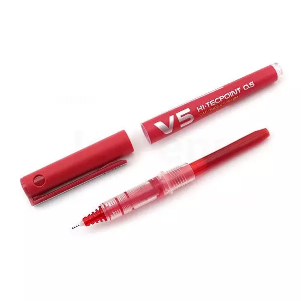 pilot-v5-hi-tecpoint-cartridge-system-05-mm-liquid-ink-roller-ball-pen-red-pack-of-6