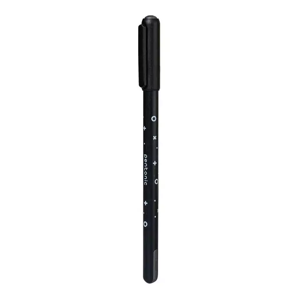 Pentonic Cipher 0.5 mm Low Viscosity Ink Roller Ball Pen, Black Ink (Pack of 100)
