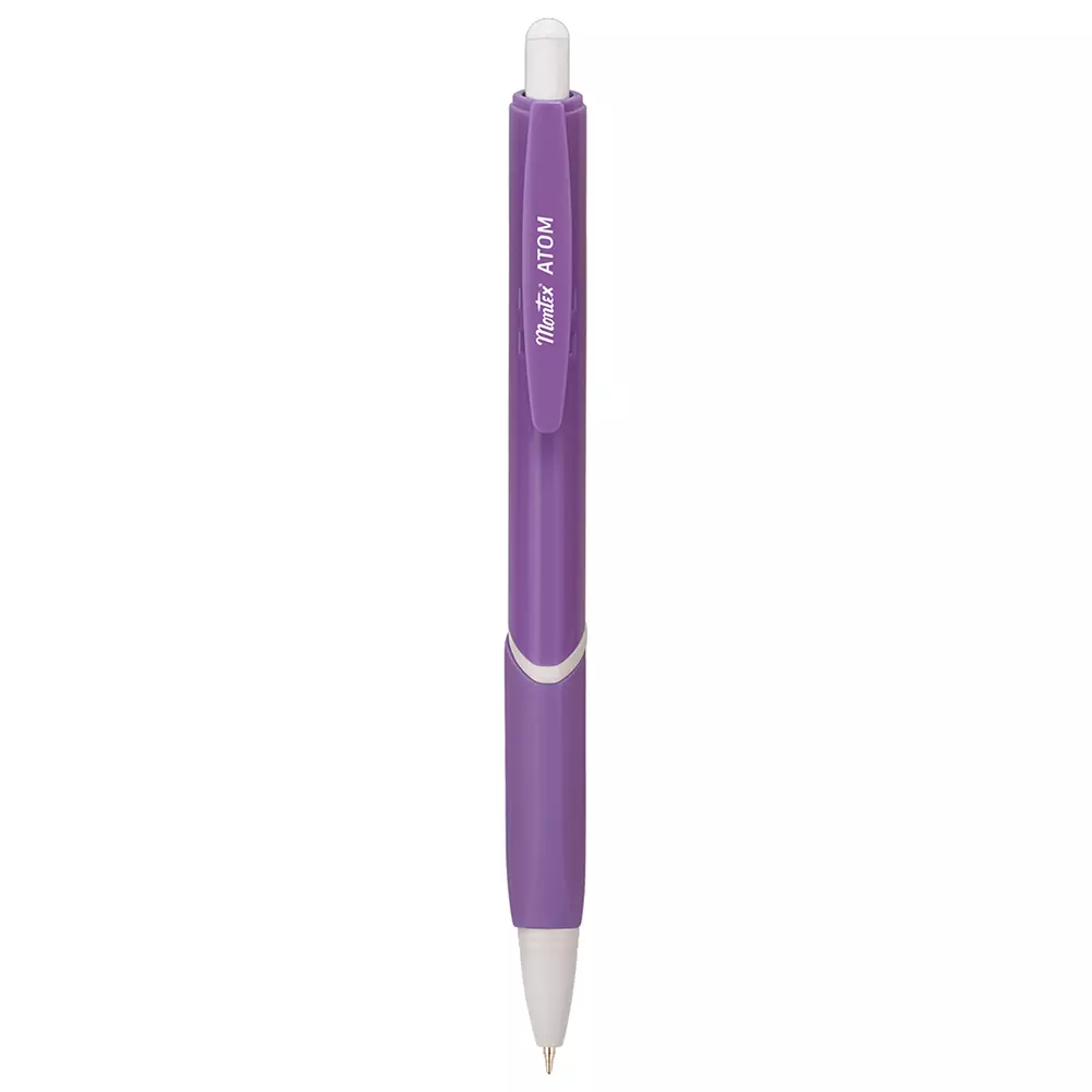 Montex Atom Ball Pen Blue Ink Color & Purple Body Color