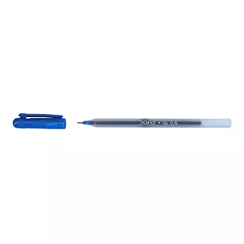 Doms Use & Throw Ball Pen Blue (Pack of 40)