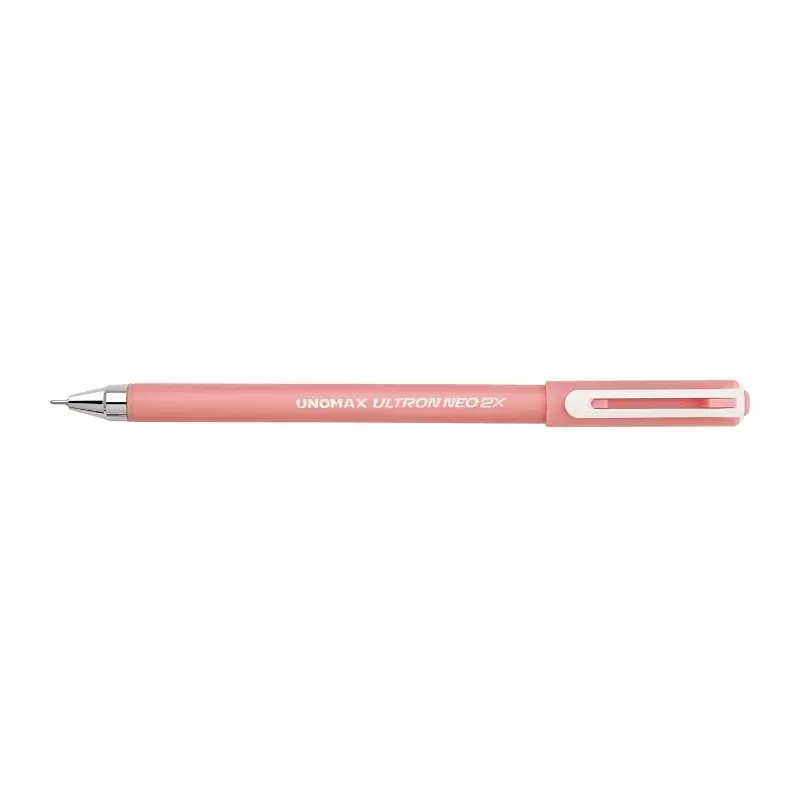UNOMAX 0.7 mm Tip Ultron Neo 2X Ball Pen Red Ink Color