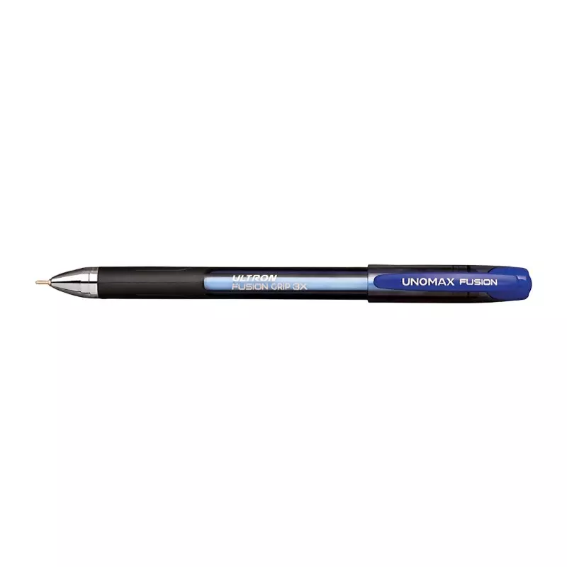 UNOMAX Ultron Fusion Grip 3X Liquid Ball Point Pen Blue