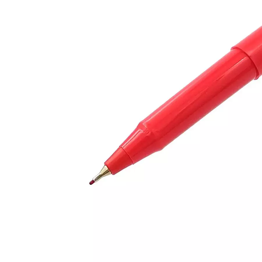 Rorito Fiberpoint Colours Pen Red Ink Color Plastic Perfect Pocket Grip