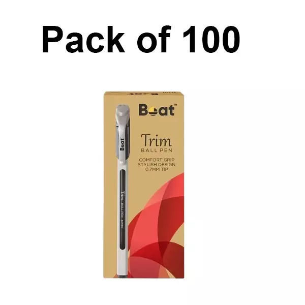 Boat by Ban Trim Ball Pen 0.7 mm Green, FG000972 (Pack of 100)
