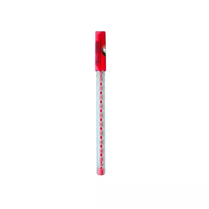 Elkos Orra Ball Pen Steel Nib Plastic Body Red Ink Color (Pack of 10 Pcs)