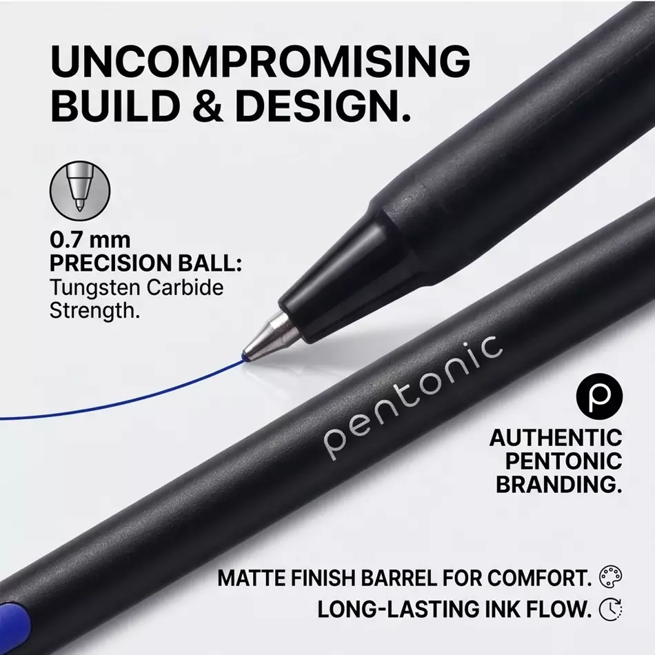pentonic-07-mm-fine-tip-blue-ball-pen-pack-of-50