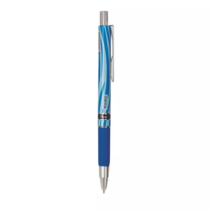 Montex Young Ball Pen Blue Ink Color Plastic for Home, School & Office Use