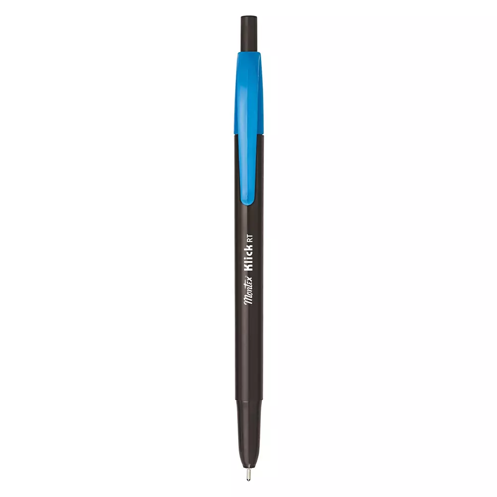 Montex Klick RT Ball Pen Black Ink Color & Black and Blue Body Color
