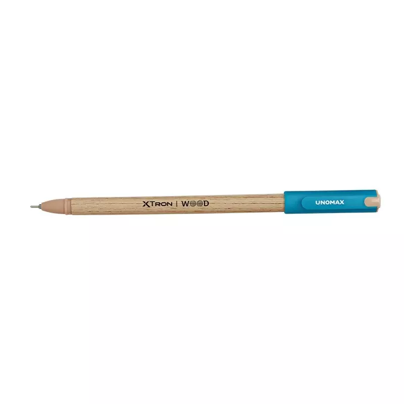 UNOMAX Xtron Wood Ball Pen Blue Ink Color