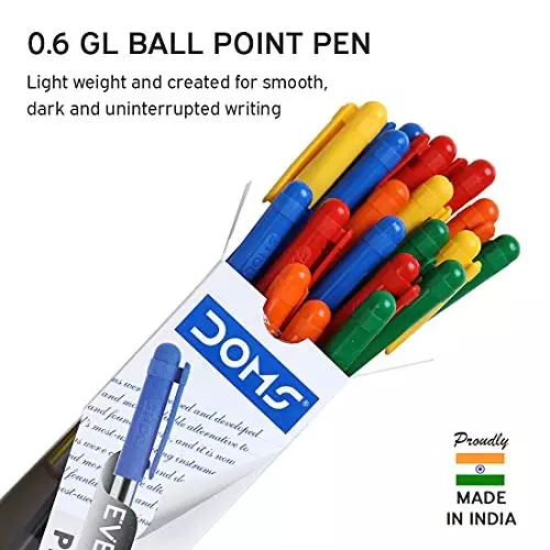 Doms Use & Throw Ball Pen Blue (Pack of 240)