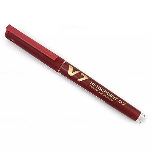 pilot-v7-hi-tecpoint-cartridge-system-07-mm-liquid-ink-roller-ball-pen-red-pack-of-6