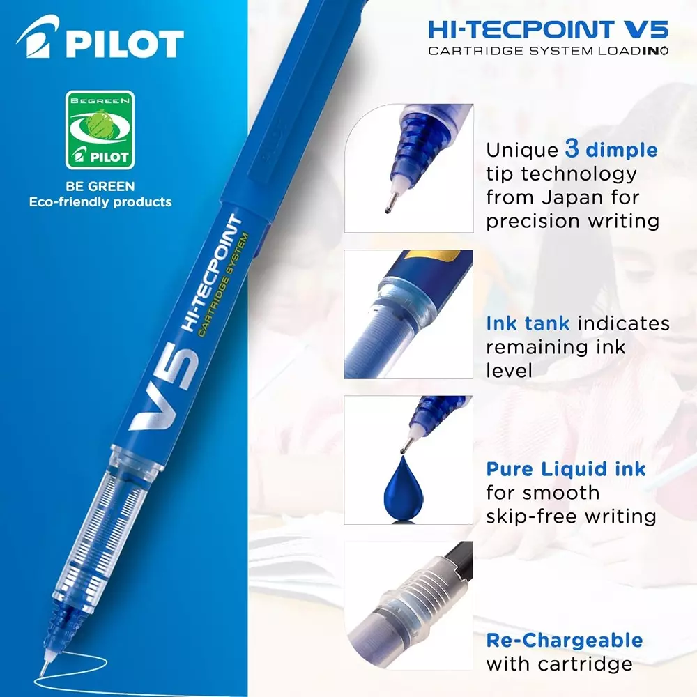 pilot-v5-hi-tecpoint-cartridge-system-05-mm-liquid-ink-roller-ball-pen-blue-pack-of-6
