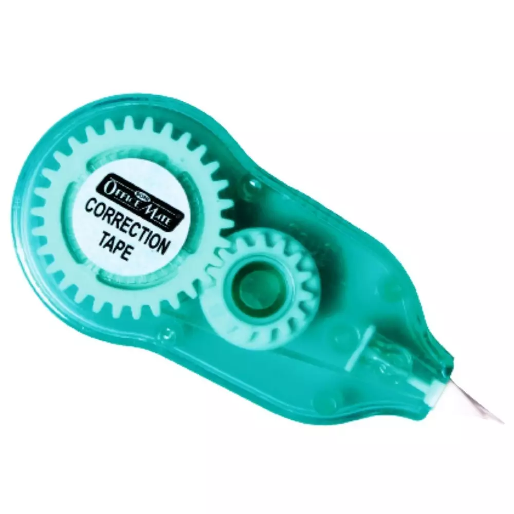Soni Office Mate Correction Tape 5 mm x 6 m Instant Drying Smooth and Mess Free Application for Office, School & Home (Pack of 10)