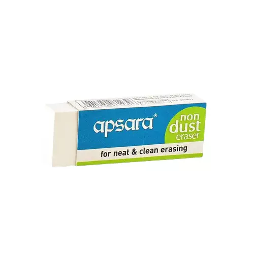 Apsara Non Dust Eraser (Pack of 100 Eraser)