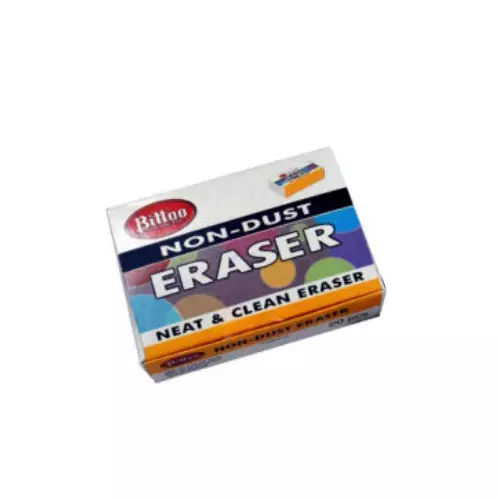 Bittoo Non Dust Eraser White Rubber, H81852 (Pack of 50)