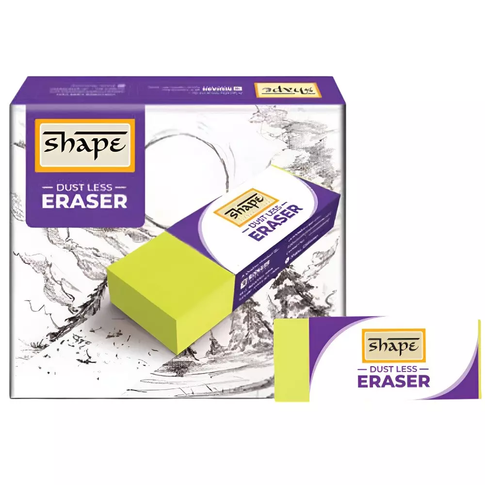 Shape Classic Jumbo Dust Less Eraser White, A120101