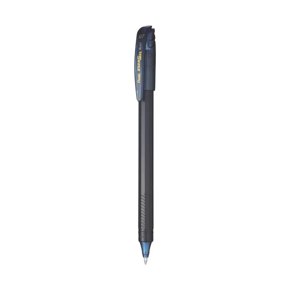 Pentel Energal Roller Gel Pen Plastic Navy Blue 0.7 mm Tip Size for Home, School & Office Use, BL417