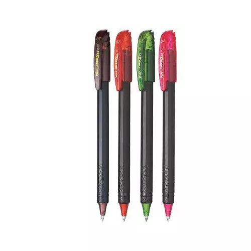 Pentel Gel Pen Kit Assorted Plastic 0.7 mm Tip Size for Home, School & Office Use, BL419 (Pack of 4 Pcs)