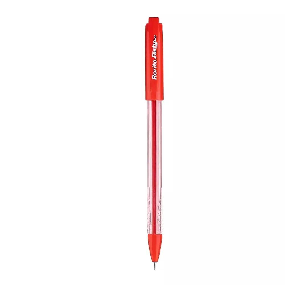 Rorito Fasty Gel Pen Red Ink Color Plastic Soft Grip for Comfortable Writing