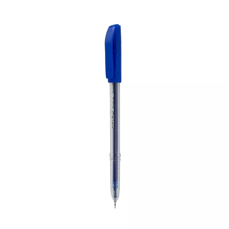 Elkos Otto Gel Pen Steel Nib Plastic Body Blue Ink Color (Pack of 10 Pcs)